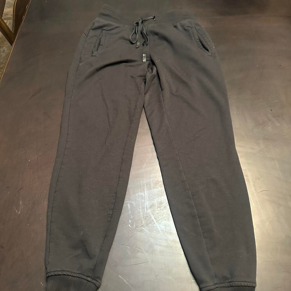 Athletic works black sweatpants size